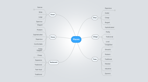 Mind Map: Places