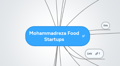 Mind Map: Mohammadreza Food Startups