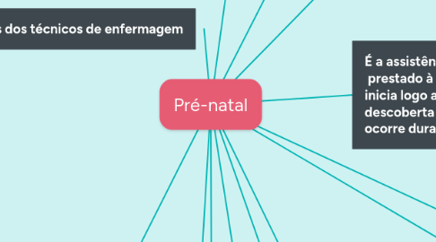 Mind Map: Pré-natal