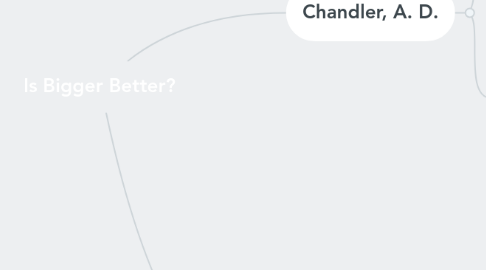 Mind Map: Is Bigger Better?