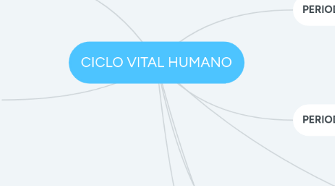 Mind Map: CICLO VITAL HUMANO