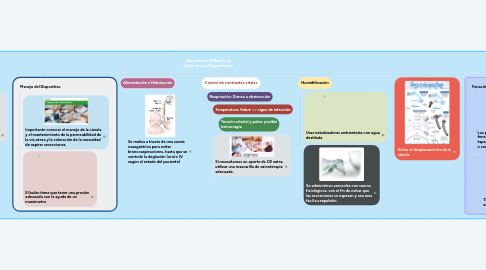 Mind Map: Atención en el Manejo al Paciente con Traqueotomía