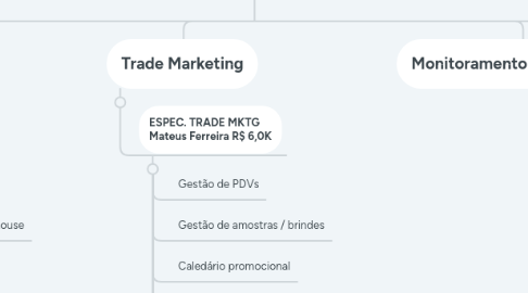 Mind Map: HEAD DE MARKETING E PRODUTO Wilson Pagano