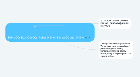 Mind Map: TAMUQQ Situs Qiu QQ | Poker Online | BandarQ | Judi Online