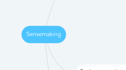 Mind Map: Sensemaking