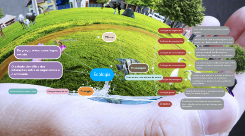 Mind Map: Ecologia