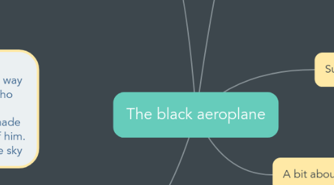 Mind Map: The black aeroplane