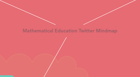 Mind Map: Mathematical Education Twitter Mindmap