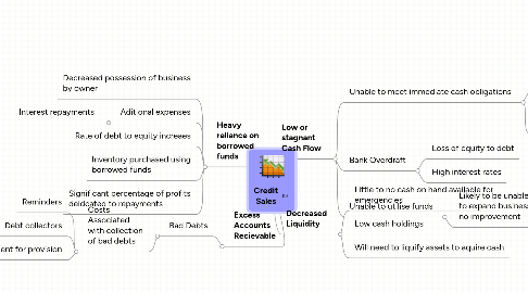 Mind Map: Credit Sales