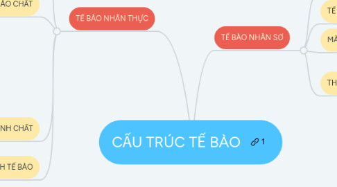 Mind Map: CẤU TRÚC TẾ BÀO