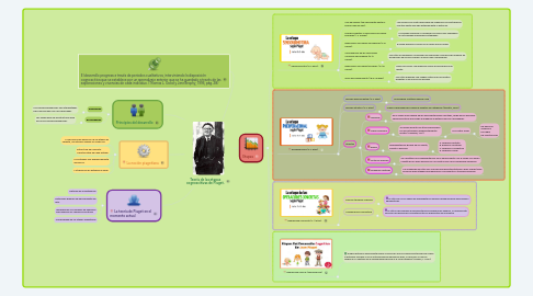 Mind Map: Teoría de las etapas cognoscitivas de Piaget.