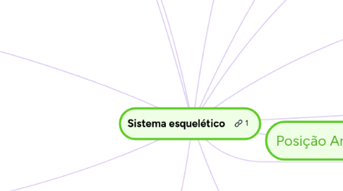 Mind Map: Sistema esquelético