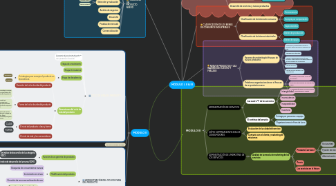 Mind Map: MODULO I, II & III