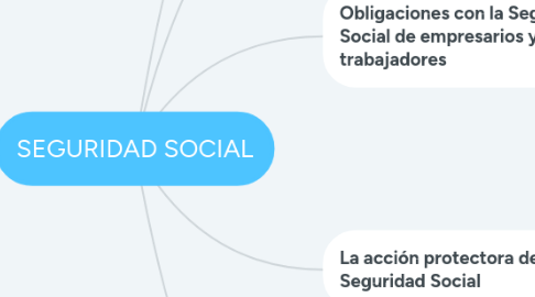 Mind Map: SEGURIDAD SOCIAL