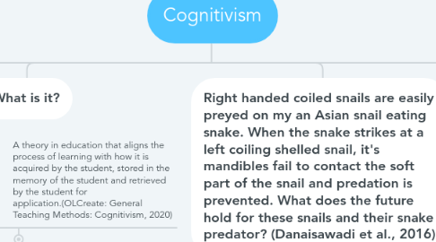 Mind Map: Cognitivism