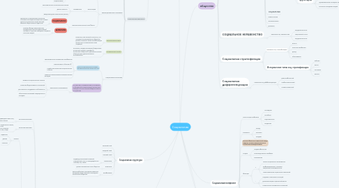 Mind Map: Социология