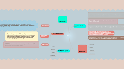 Mind Map: SALUD