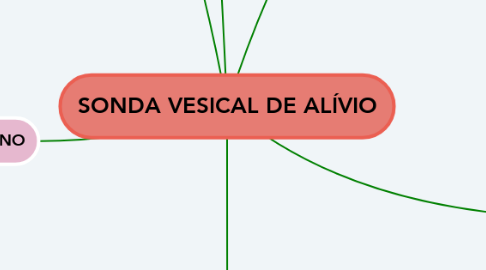 Mind Map: SONDA VESICAL DE ALÍVIO
