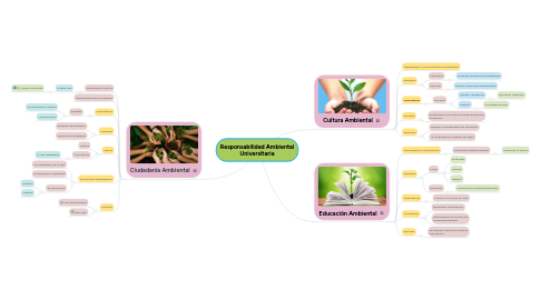 Mind Map: Responsabilidad Ambiental Universitaria