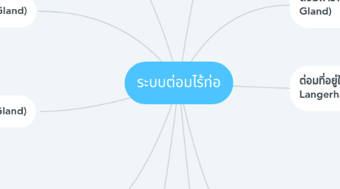 Mind Map: ระบบต่อมไร้ท่อ