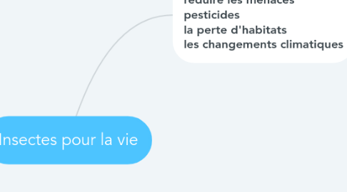 Mind Map: Insectes pour la vie