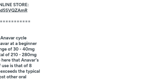 Mind Map: Beginner Anavar Test Cycle. Buy Steroids Online #0JRlwSpG7
