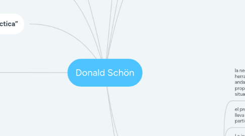 Mind Map: Donald Schön