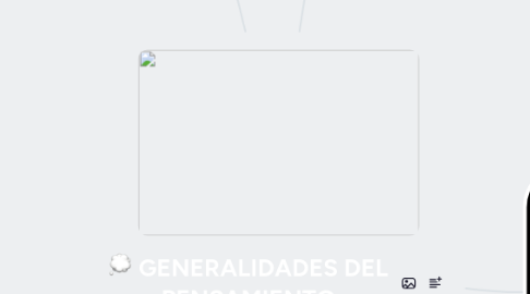 Mind Map: GENERALIDADES DEL PENSAMIENTO