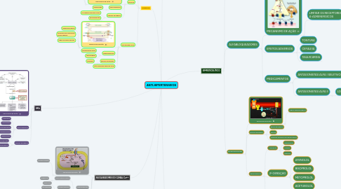 Mind Map: ANTI-HIPERTENSIVOS