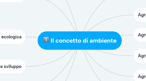 Mind Map: Il concetto di ambiente