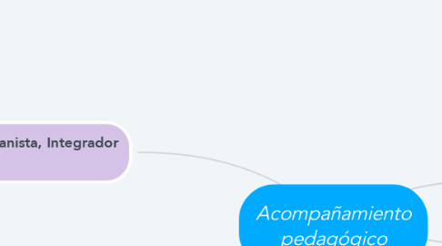 Mind Map: Acompañamiento pedagógico