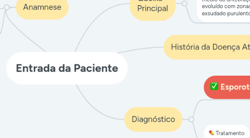 Mind Map: Paciente L.T.S.N