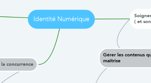 Mind Map: Identité Numérique