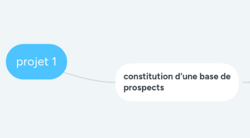 Mind Map: projet 1