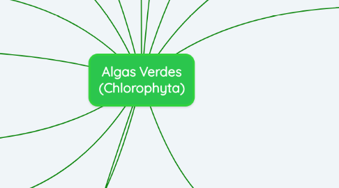 Mind Map: Algas Verdes (Chlorophyta)