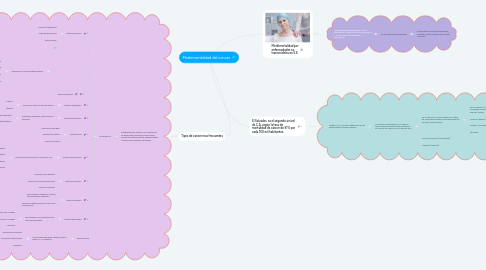 Mind Map: Morbimortalidad del cancer