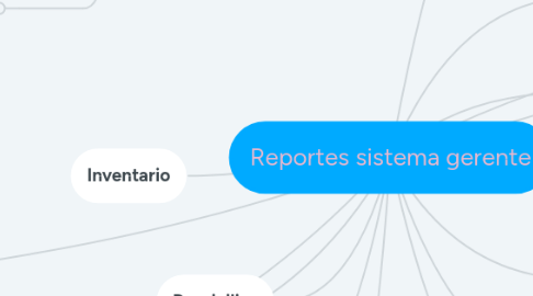 Mind Map: Reportes sistema gerente