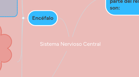 Mind Map: Sistema Nervioso Central