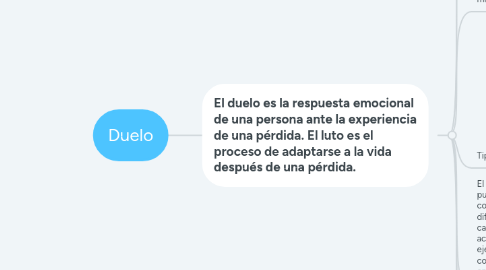 Mind Map: Duelo