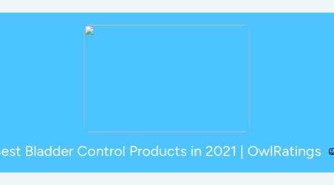 Mind Map: Top 3 Best Bladder Control Products in 2021 | OwlRatings