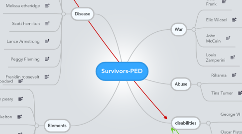 Mind Map: Survivors-PED