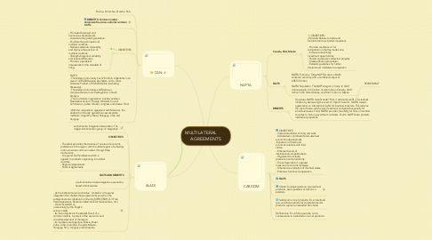 Mind Map: MULTILATERAL         AGREEMENTS