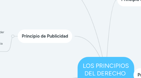 Mind Map: LOS PRINCIPIOS DEL DERECHO TRIBUTARIO
