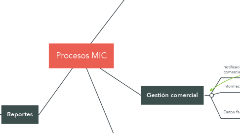 Mind Map: Procesos MIC