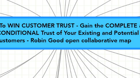 Mind Map: How To WIN CUSTOMER TRUST - Gain the COMPLETE and UNCONDITIONAL Trust of Your Existing and Potential Customers - Robin Good open collaborative map
