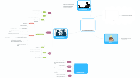 Mind Map: Entrevista psicológica
