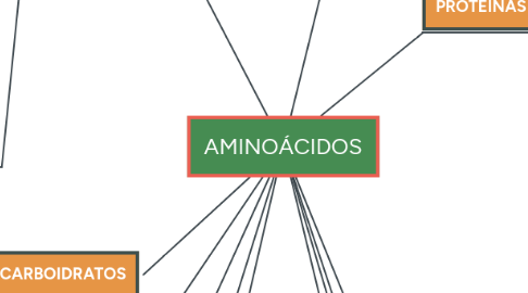 Mind Map: AMINOÁCIDOS