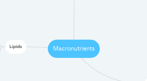 Mind Map: Macronutrients