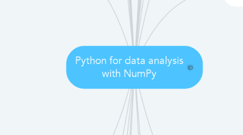 Mind Map: Python for data analysis with NumPy