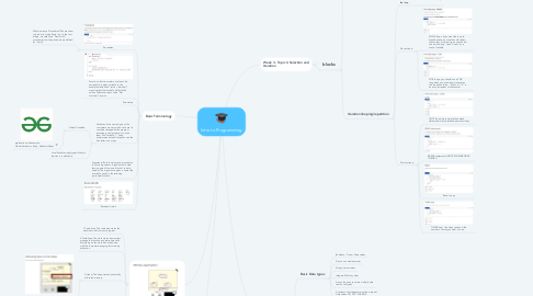 Mind Map: Intro to Programming